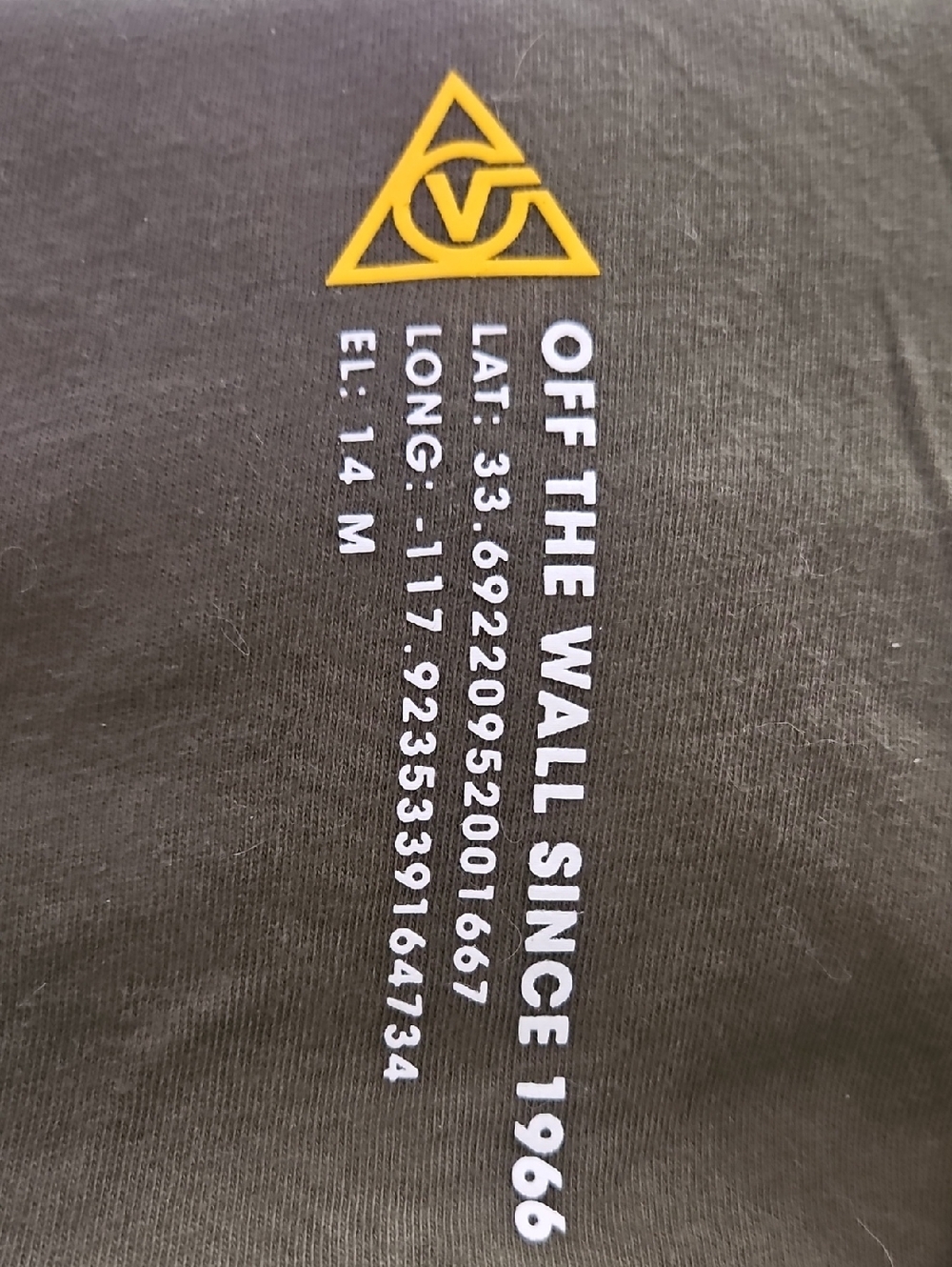 Vans Olive Green Short Sleeve Tee